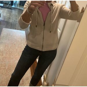 Loft Zippered Nautical Sweater, Small